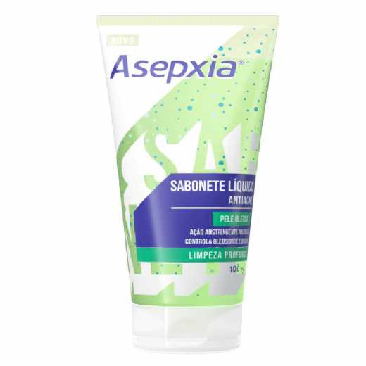 Asepxia Sabonete Liquido Facial Limpeza Profundo Pele Oleosa