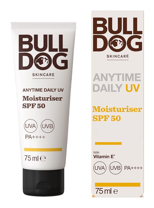 Bulldog Anytime Daily UV Moisturiser SPF 50 For Men