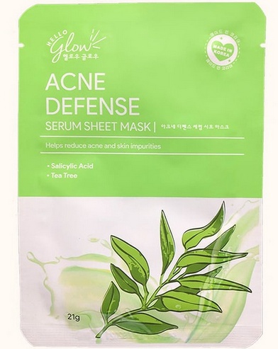 Hello Glow Serum Sheet Mask - Acne Defense