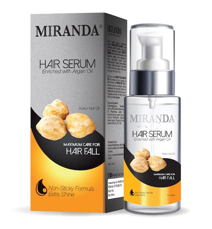 Miranda Hair Serum With Kukui Nut Oil