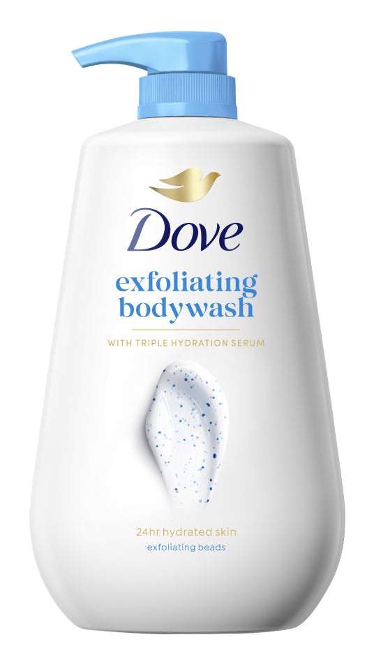 Dove body wash Dove Exfoliating Triple Hydrating Body Wash