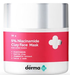 The derma CO 5% Niacinamide Clay Face Mask