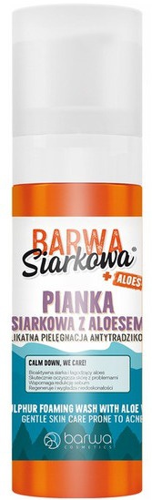 Barwa Pianka Myjąco-łagodząca Z Aloesem Barwa Siarkowa + Aloes