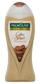 Palmolive Body Butter Coffee Scrub Exfoliating Body Wash