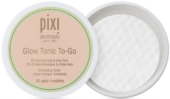 Pixi Glow Tonic To-go Pads With 5% Glycolic Acid & Aloe Vera