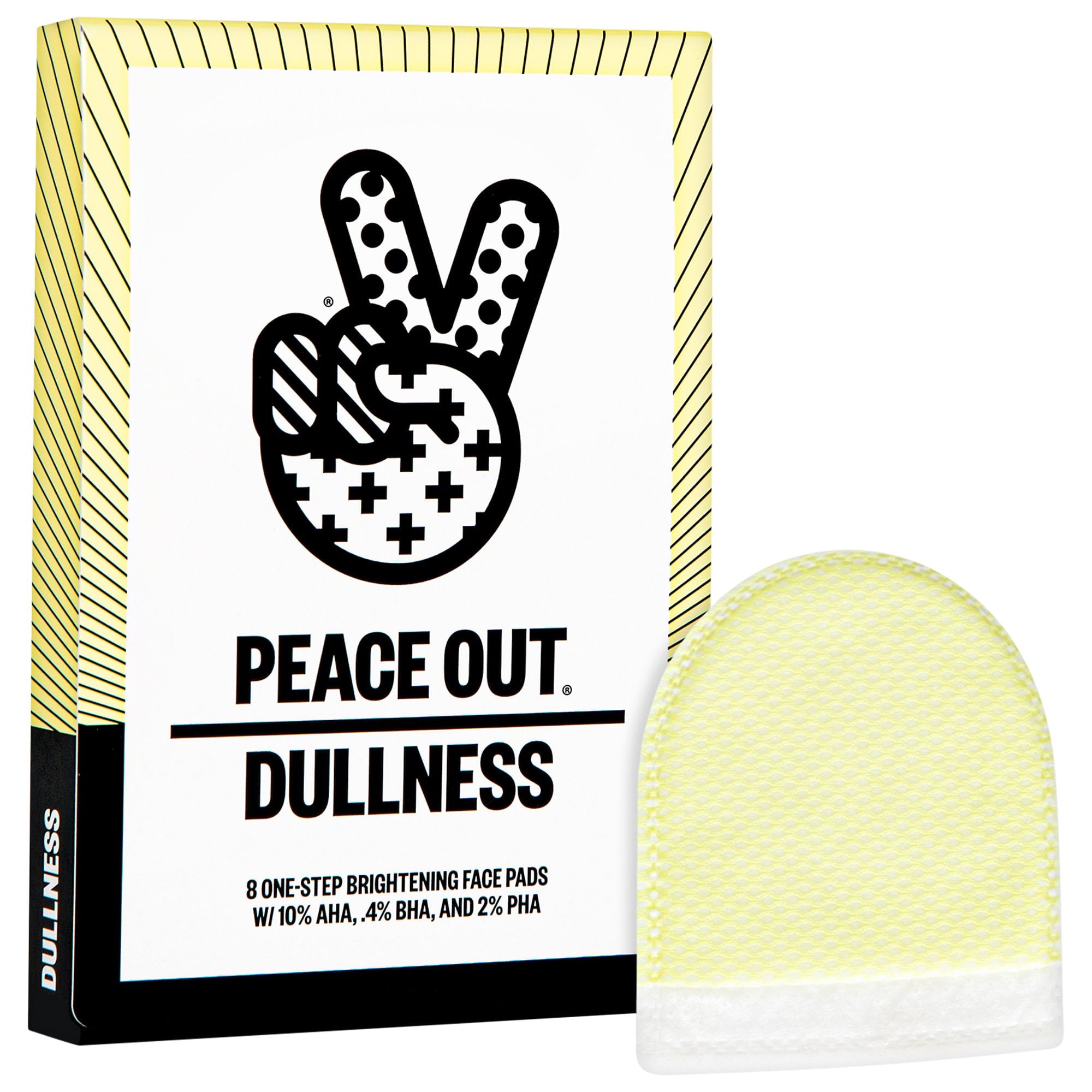 PEACE OUT AHA + BHA + PHA Brightening Peel Pads