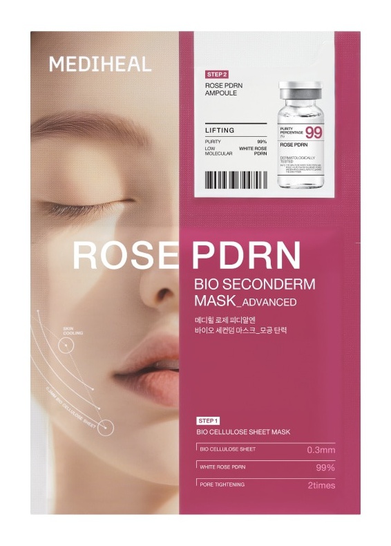 Mediheal Rose Pdrn Bio Seconderm Ampoule