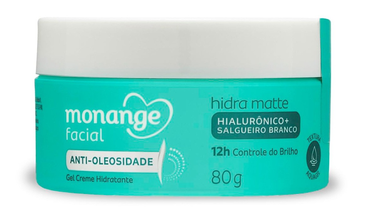 Monange Gel Creme Hidratante Facial Hidra Matte Anti-oleosidade