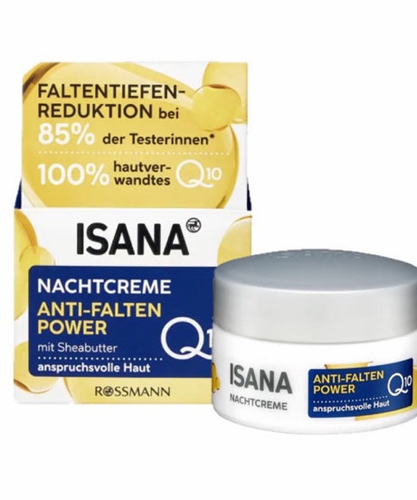 Isana Nachtcreme Anti-falten Power Q10