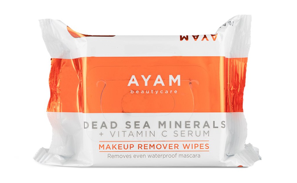 Ayam Beauty Care Dead Sea Minerals Vitamin C Serum Makeup Remover Wipes