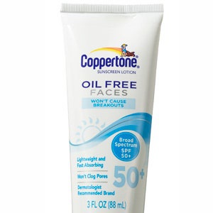 Coppertone Oil Free Face 50