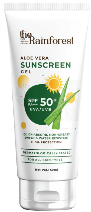 the Rainforest Aloevera Sunscreen