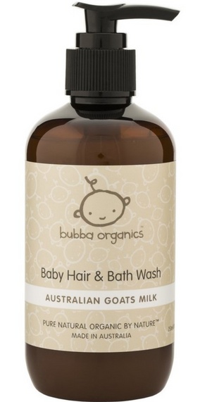 bubba organics Australian Goats Milk Baby Hair & Bath Wash
