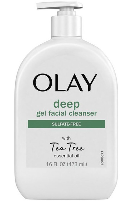 Olay Deep Gel Cleanser With Tea Tree Essential Oil