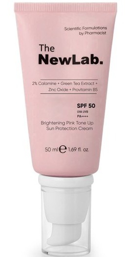 the NewLab. Brightening Pink Tone Up Sun Cream