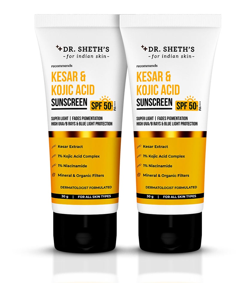 Dr Sheth 's Kesar Kojic Acid Sunscreen