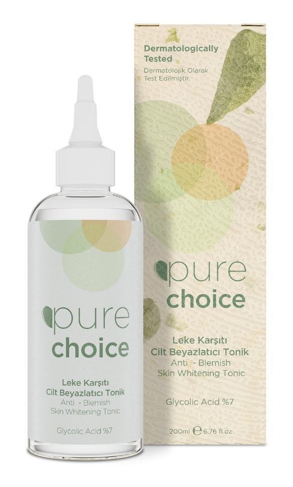 Pure Choice Leke Karşıtı Cilt Beyazlatıcı Tonik