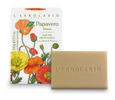 L'Erbolario Perfumded Soap Sweet Poppy