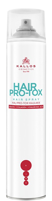 Kallos KJMN Hair Pro-Tox Hair Spray With Keratin, Collagen And Hyaluronic Acid