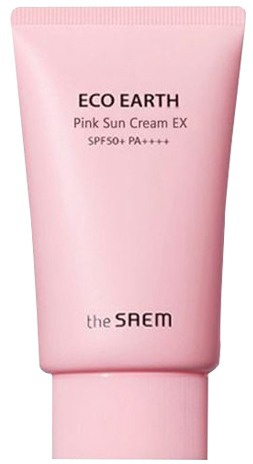 The Saem Eco Earth Pink Sun Cream Ex SPF50+ Pa++++