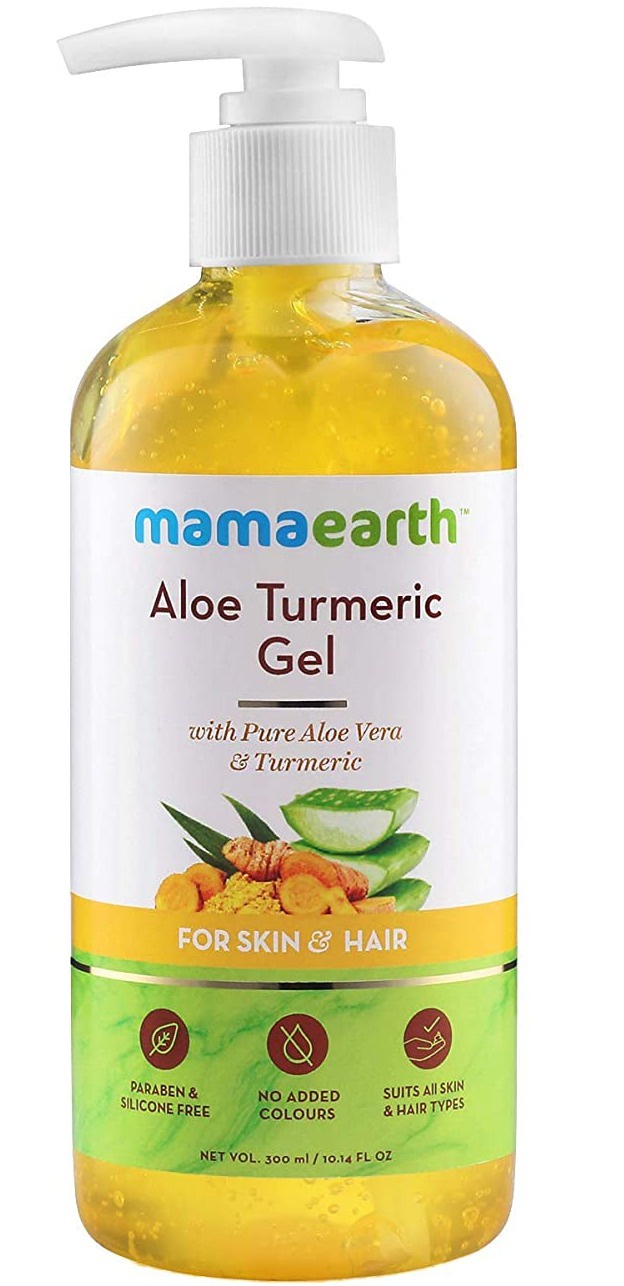 Mamaearth Aloe Turmeric Gel For Skin And Hair