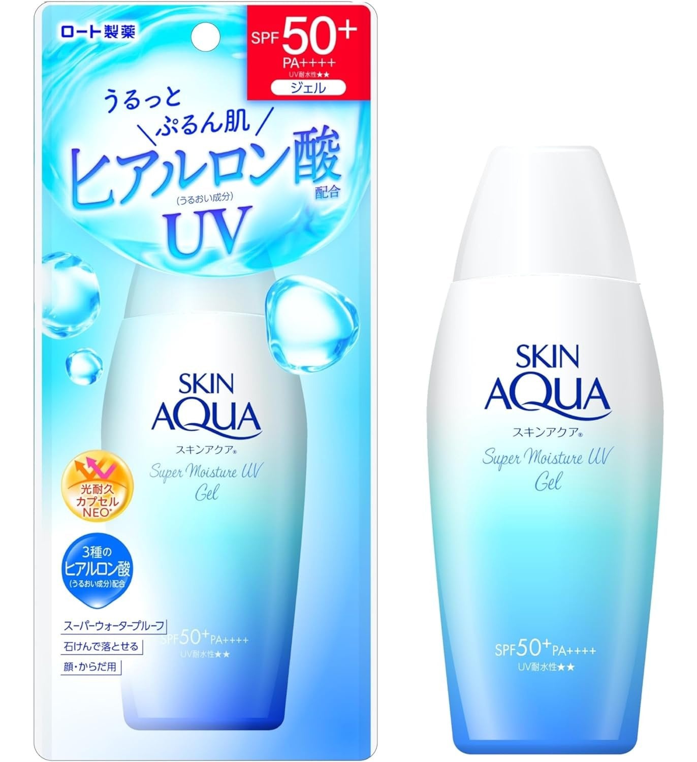 Skin Aqua Super Moisture UV Gel SPF 50+ Pa++++ (2024, No/With Pump)