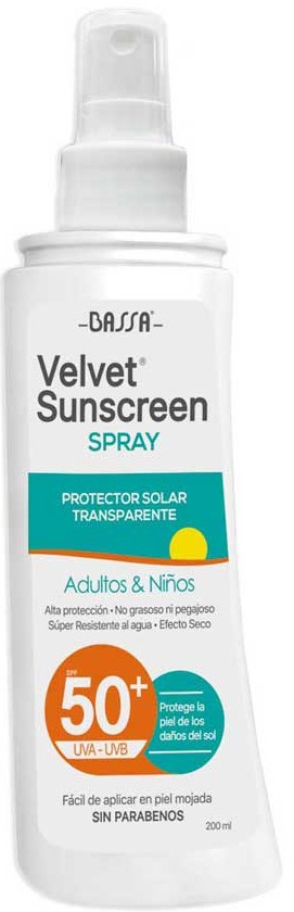 Bassa Velvet Sunscreen Spray