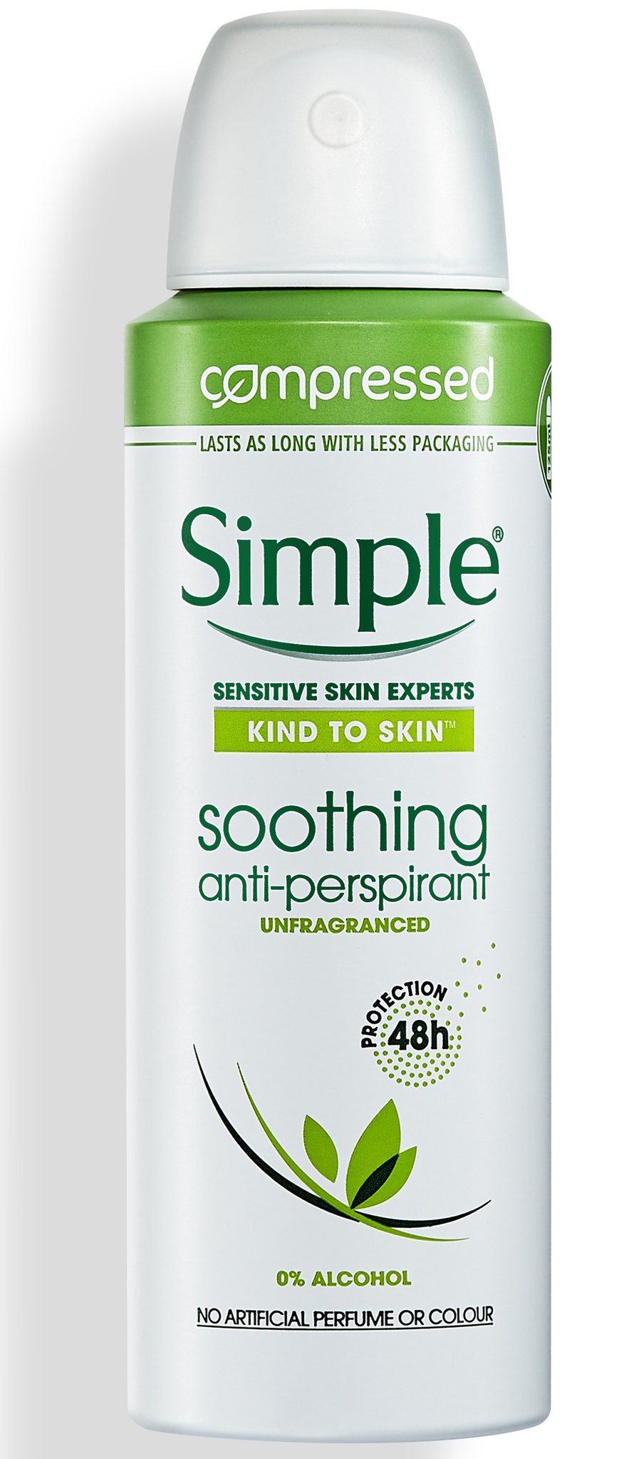 Simple Soothing Antiperspirant Deodorant Aerosol