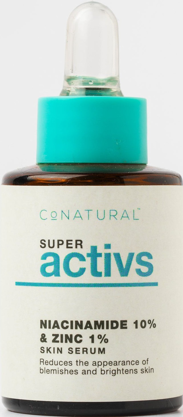 CoNatural Niacinamide 10% + Zinc 1% - Super Activs Skin Serum