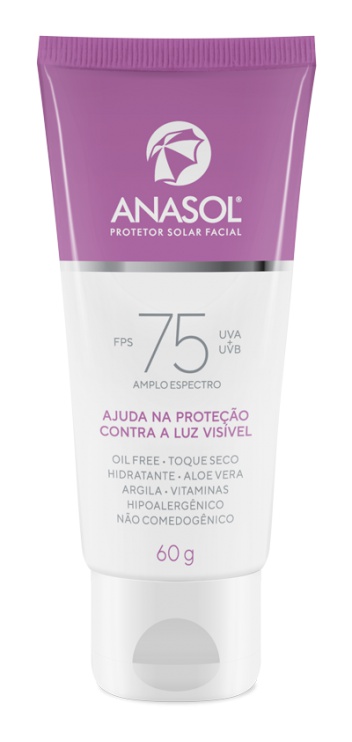 Anasol Protetor Solar FPS 75 - Ajuda Na Proteção Contra Luz Visível