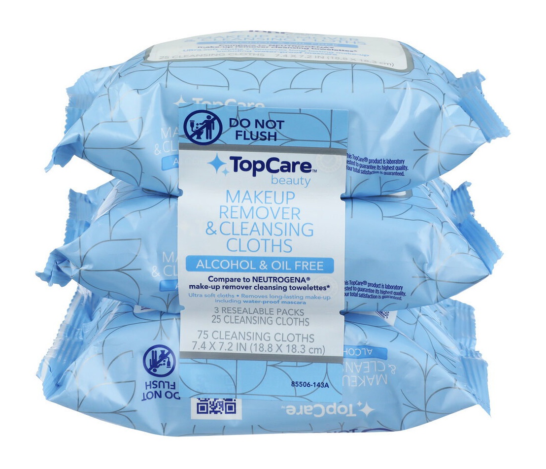 TopCare Beauty Makeup Remover & Cleansing Cloths