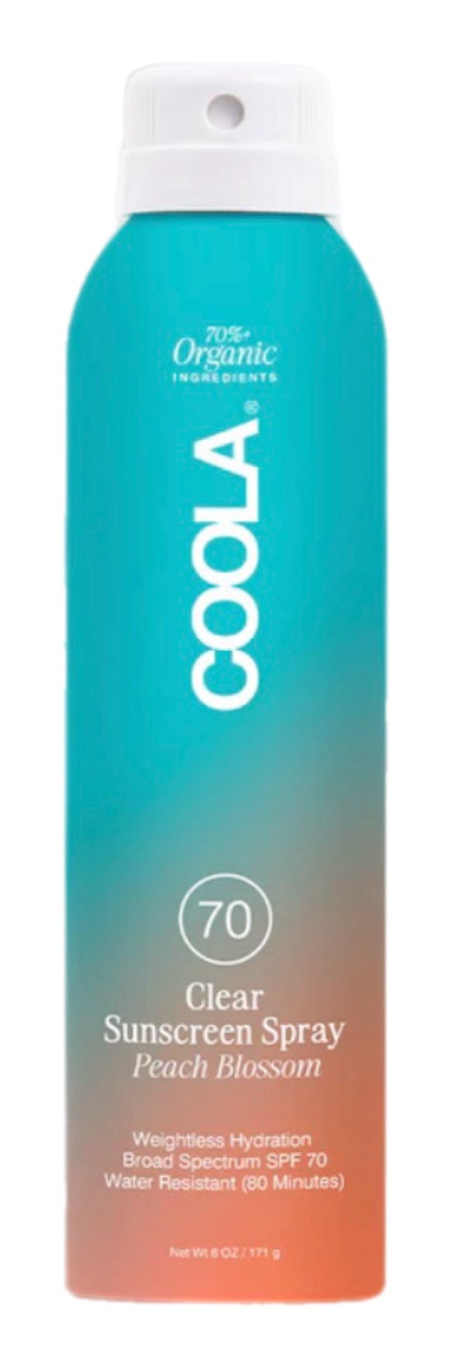 Coola Clear Sunscreen Spray (Peach Blossom)