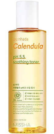 Missha Su:nhada Calendula pH 5.5 Soothing Toner
