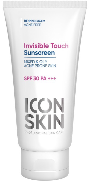 Icon Skin Invisible Touch Sunscreen Mixed/oily Acne Prone Skin SPF 30