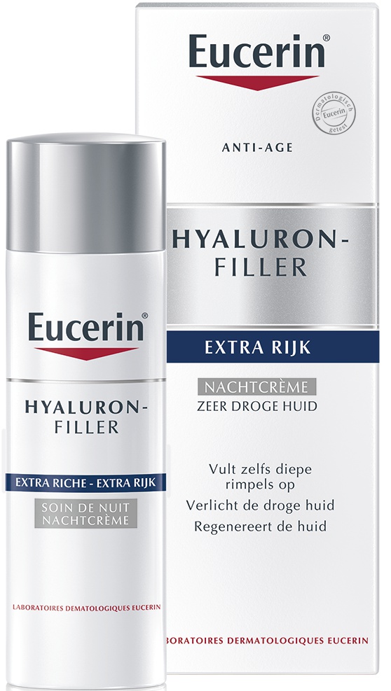 Eucerin Hyaluron-filler Urea Rijke Textuur Nachtcrème