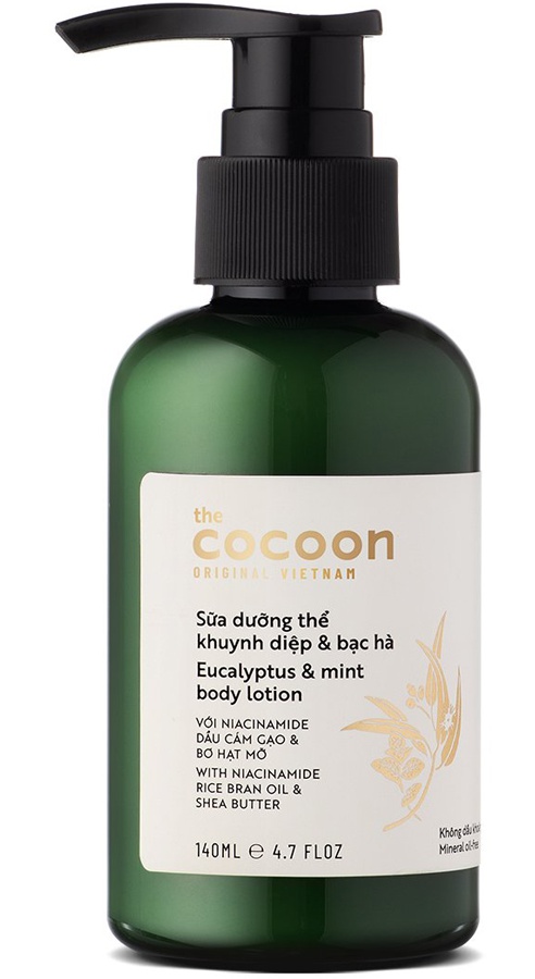 the Cocoon Eucalyptus & Mint Body Lotion