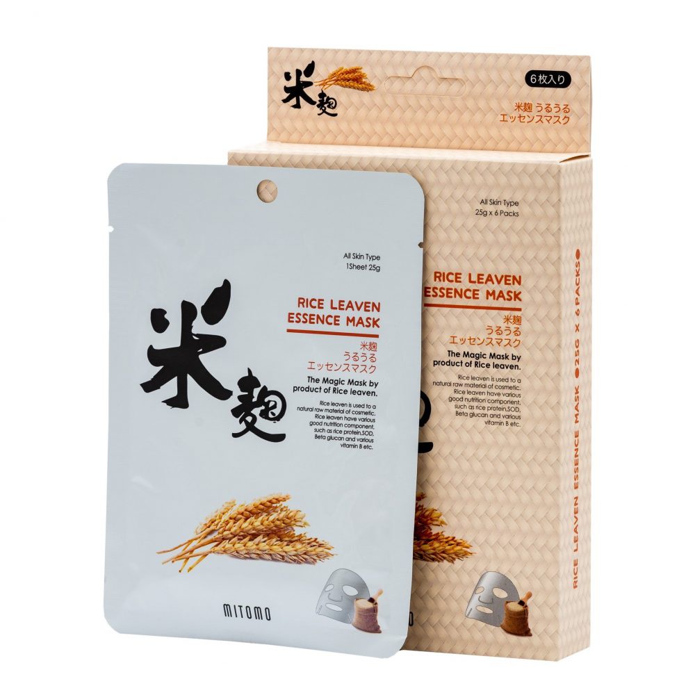Mitomo Rice Leaven Essence Mask
