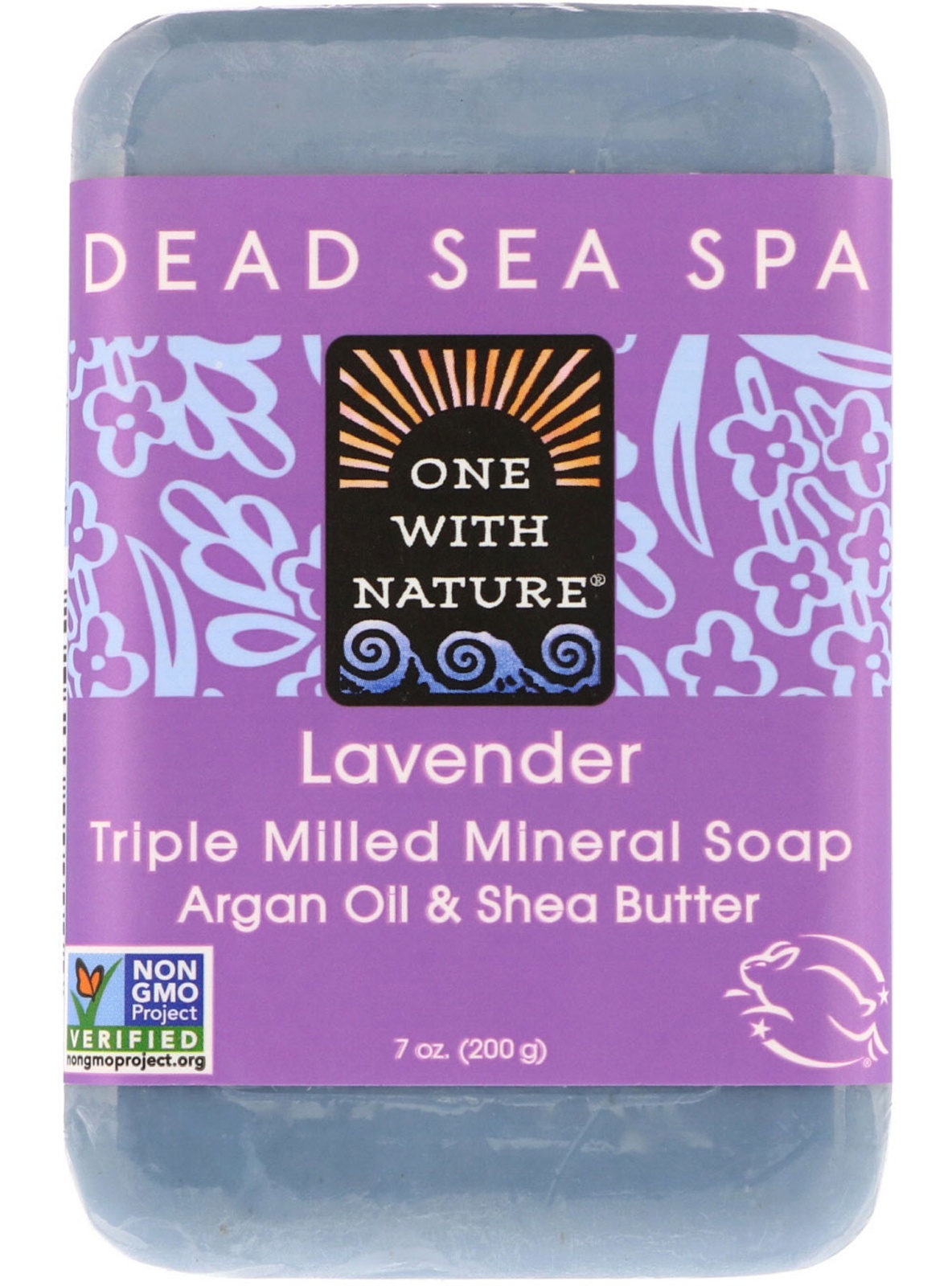 One With Nature Lavender Triple Milled Mineral Soap