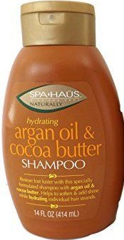 Spa Haus Mind and Body Naturally Hydrating Argan Oil And Cocoa Butter Shampoo