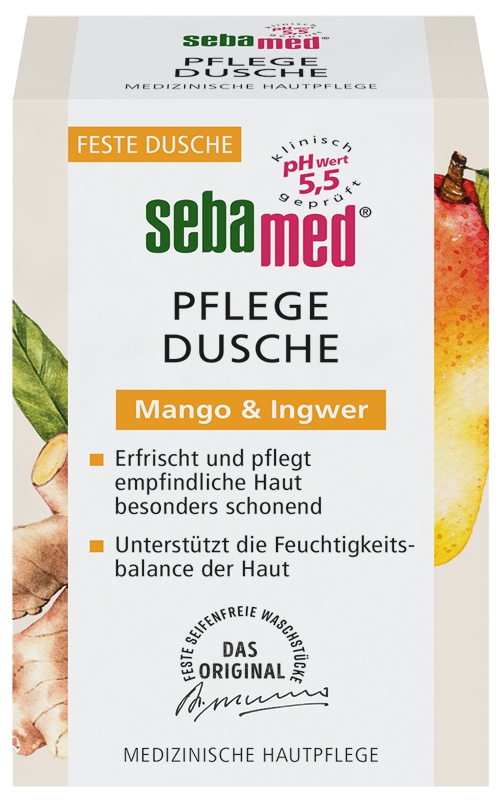 Sebamed Pflege-Dusche Mango & Ingwer Waschstück