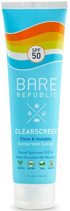 Bare Republic Clearscreen® SPF 50 Sunscreen Body Lotion
