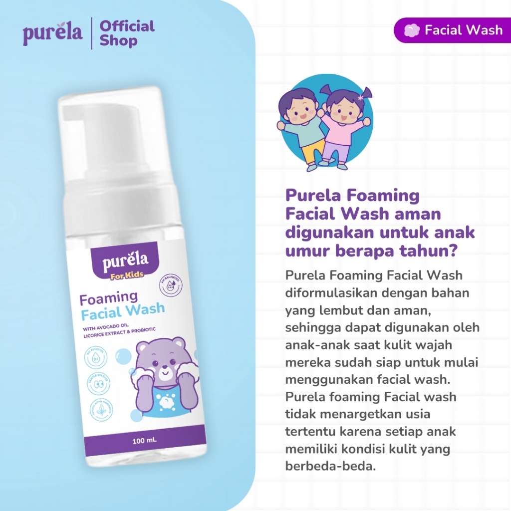 Purela Foaming Facial Wash