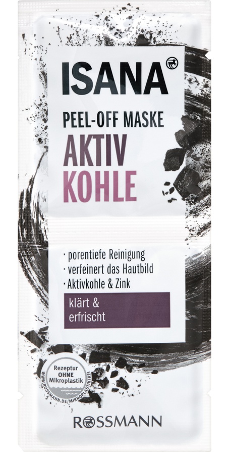 Isana Aktiv-Kohle Peel Off-Maske