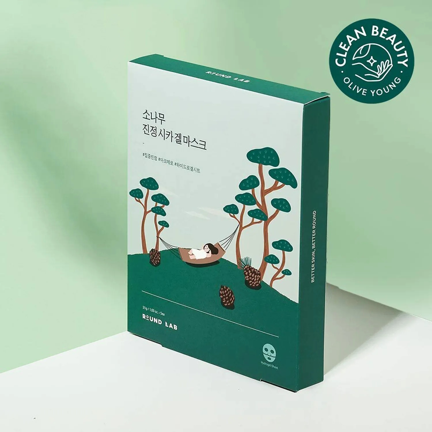 ROUND LAB Pine Calming Cica Gel Mask Sheet