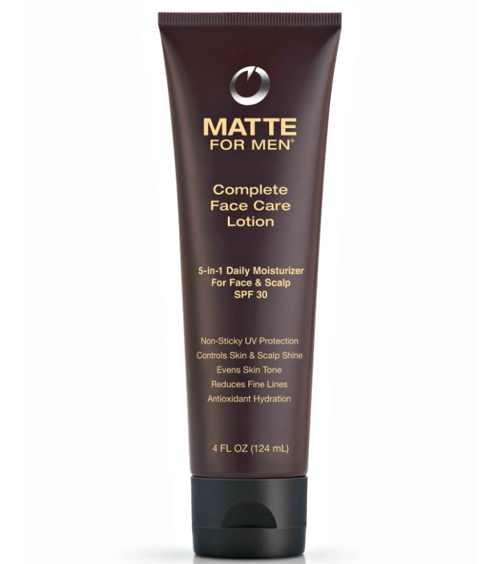 Matte For Men Complete Face And Head Care Lotion With SPF 30