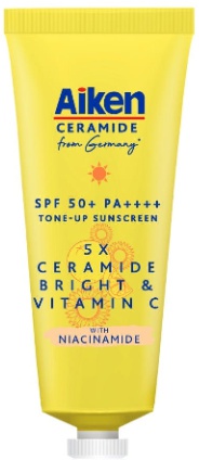 Aiken Ceramide Bright Tone Up Sunscream SPF50+ Pa++++