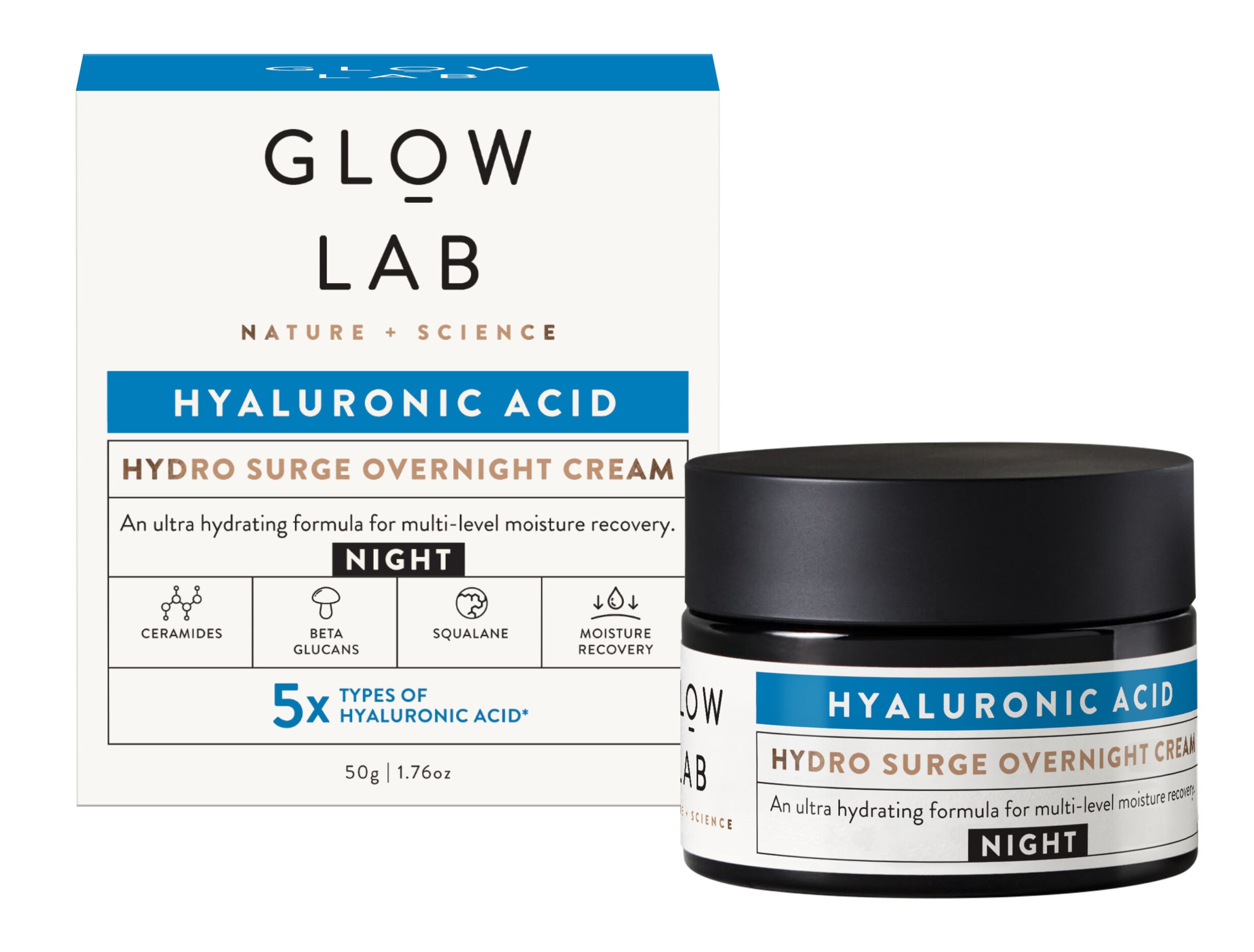 Glow Lab Hyaluronic Acid Hydro Surge Overnight Cream