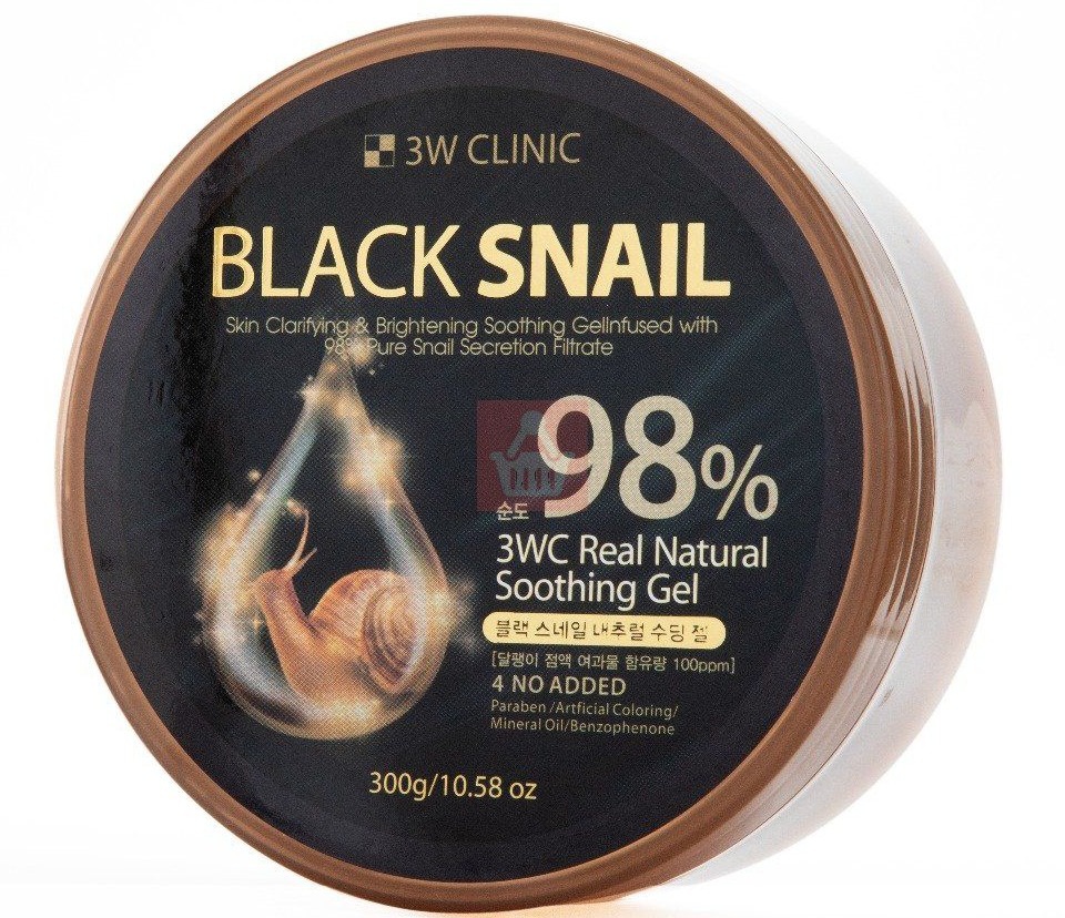 3W Clinic Black Snail Soothing Gel