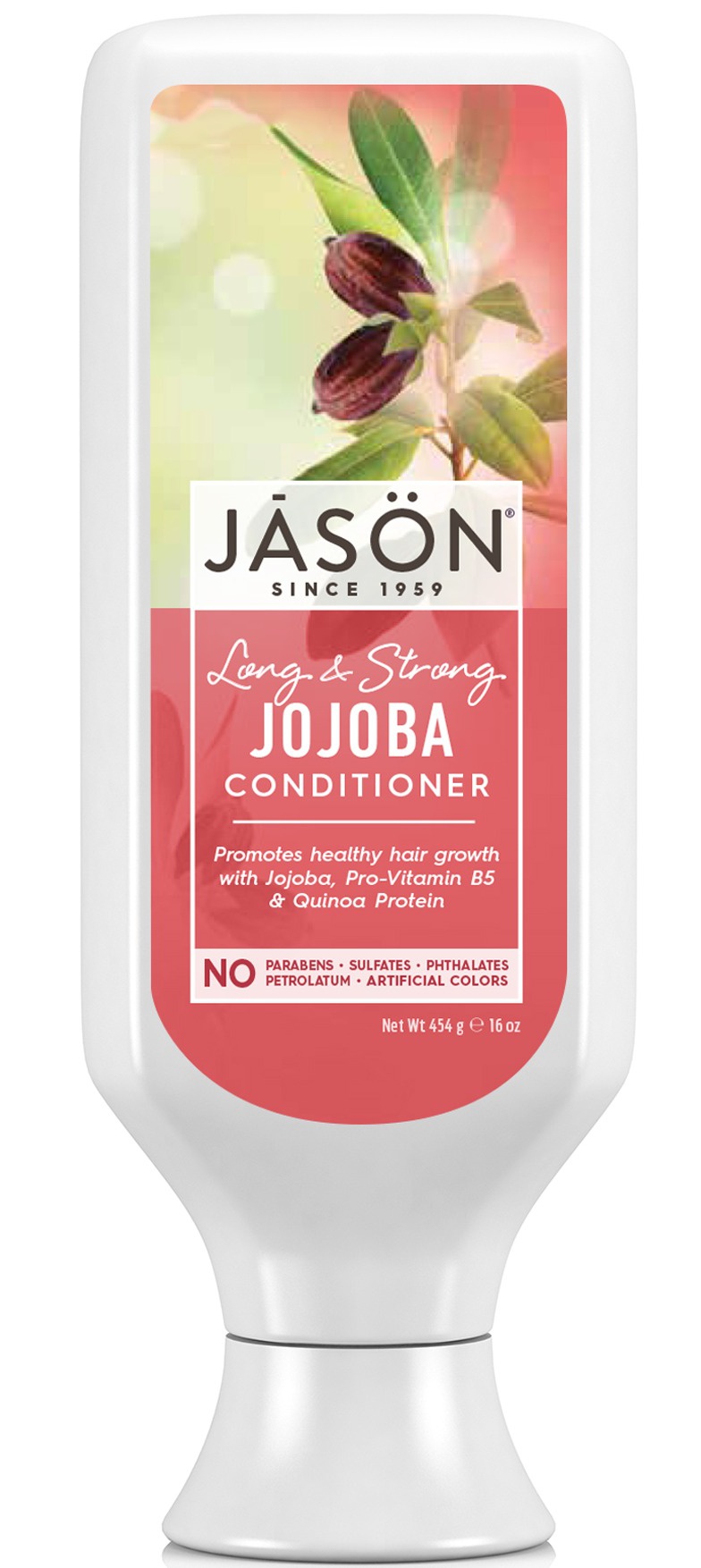 jasons natural Jason Natural, Jojoba + Castor Oil Conditioner, 16 Oz (454 G)