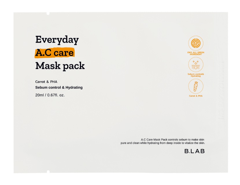 B-Lab Everyday A.C Care Mask Pack